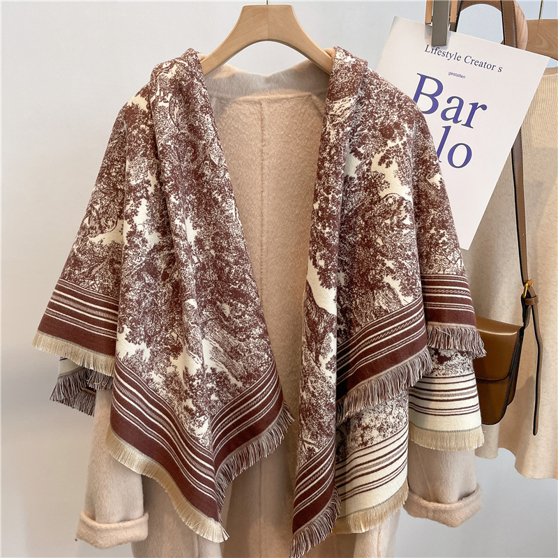 Lenço de luxo feminino mistura - Cashmere Scarf Wrap avaliação e preço
