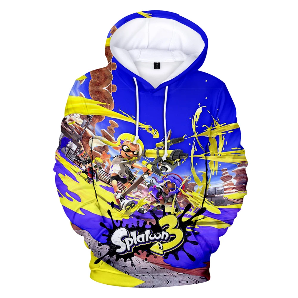 Splatoon 3 jogo unissex manga  - Winter Clothing Game avaliação e preço