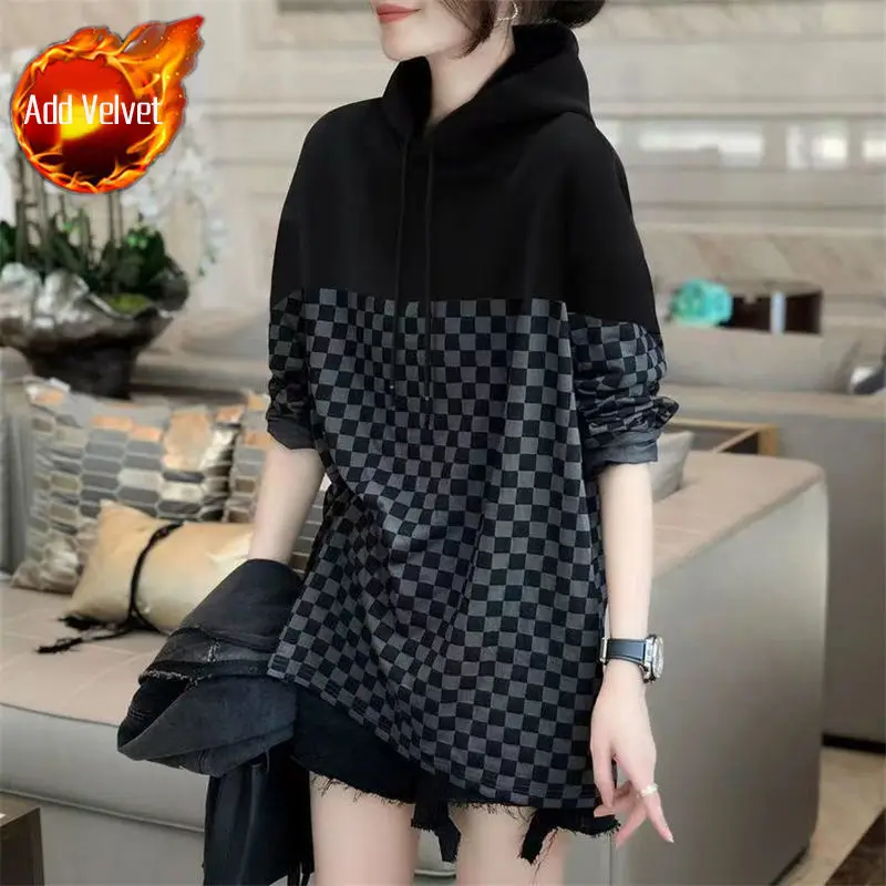 Camisola folgada feminina com  - Winter Clothing Essentials For Women avaliação e preço