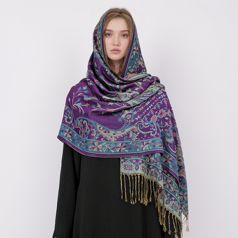Estilo étnico ao ar livre femi - Cashmere Scarf Wrap avaliação e preço
