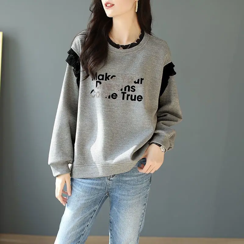 Solto cinza mulher pulôver top - Winter Clothing Essentials For Women avaliação e preço
