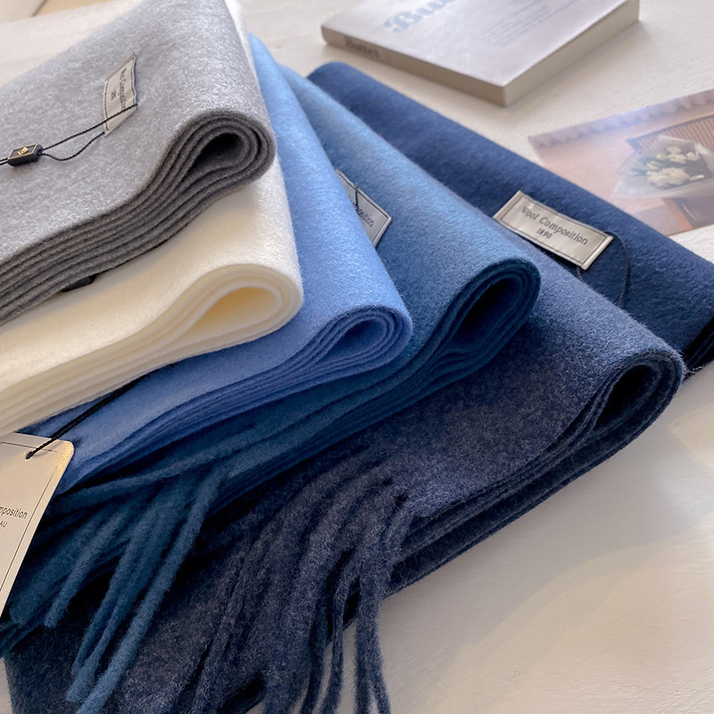 2024 inverno cachecol de lã pa - Cashmere Scarf Wrap avaliação e preço