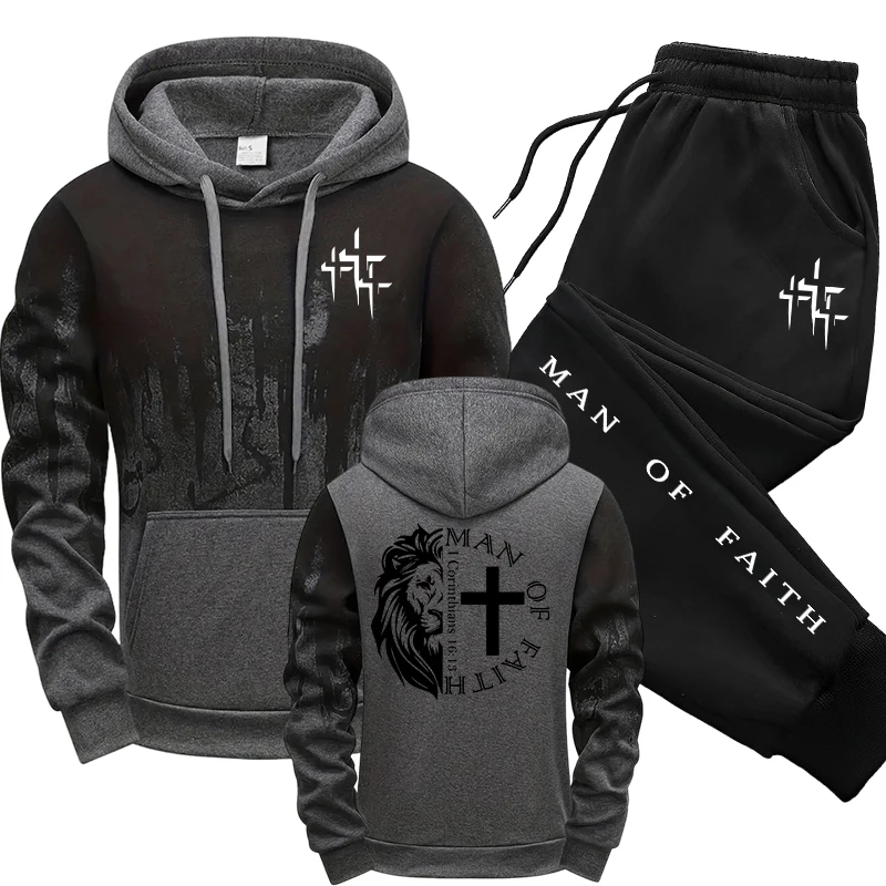 Conjunto Masculino com Estampa - Winter Clothing Hoodie avaliação e preço