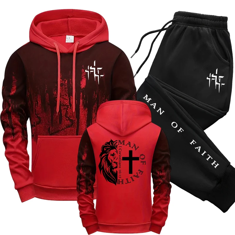 Conjunto Masculino com Estampa - Winter Clothing Hoodie avaliação e preço