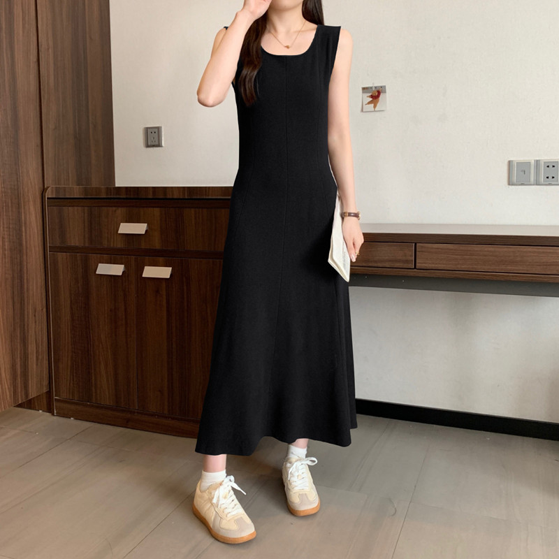 Elegante sólido sem mangas mal - Winter Clothing For Plus Size Women avaliação e preço
