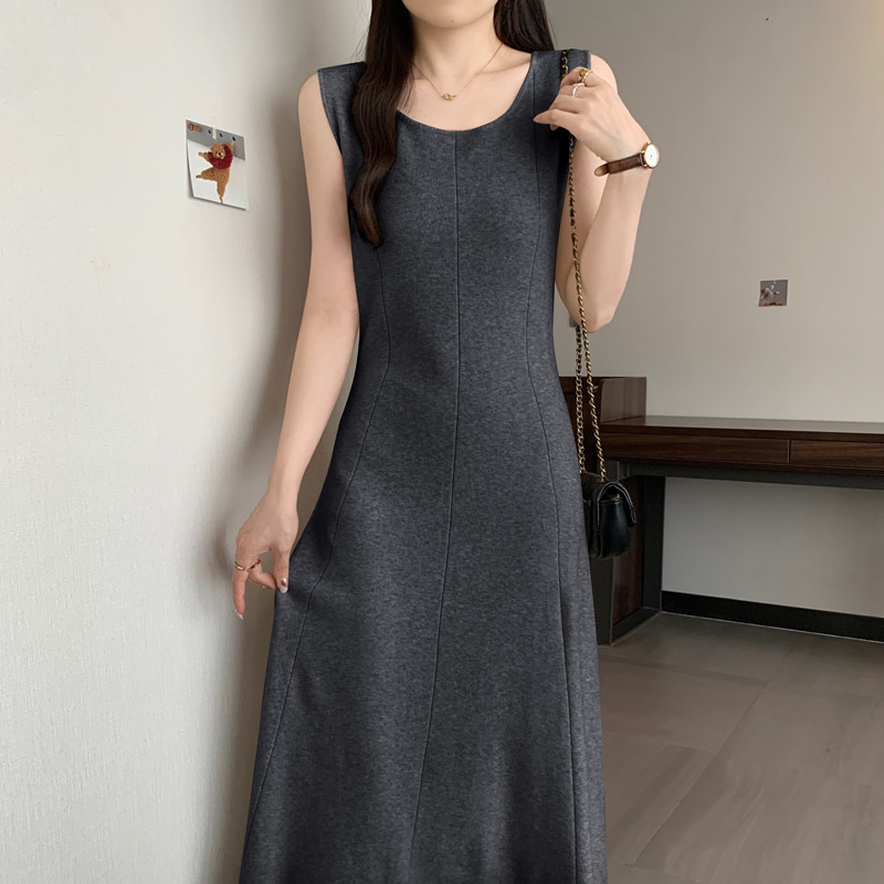 Elegante sólido sem mangas mal - Winter Clothing For Plus Size Women avaliação e preço