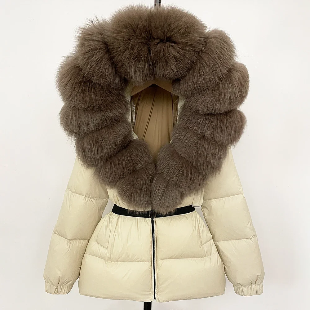 Oftbuy casaco de pele real rou - Winter Clothing For Dogs avaliação e preço
