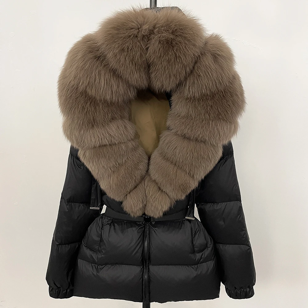 Oftbuy casaco de pele real rou - Winter Clothing For Dogs avaliação e preço