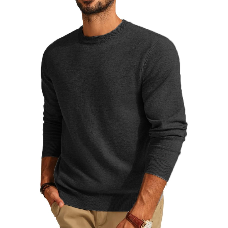 Suéter masculino de manga comp - Wool Blend Coat avaliação e preço