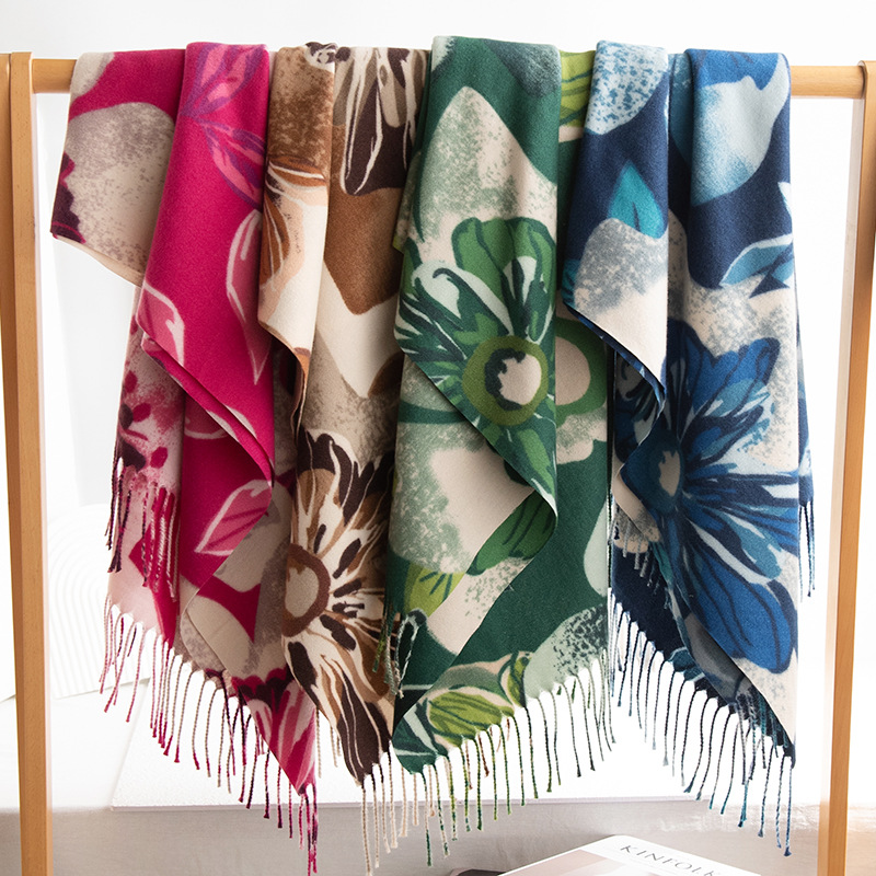 Lenço de luxo caxemira pashmin - Cashmere Scarf Wrap avaliação e preço